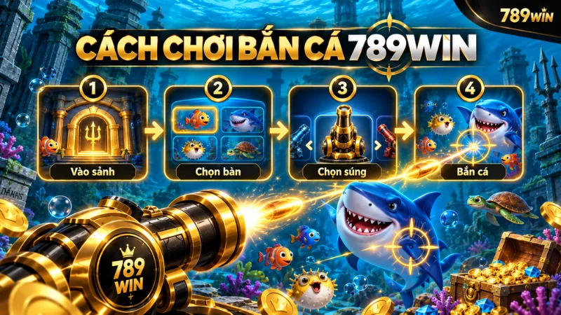 Cách chơi bắn cá 789WIN từng bước