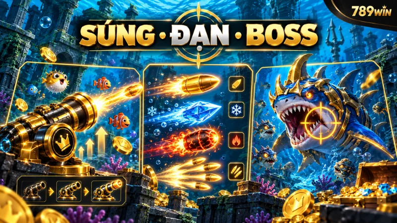 Các loại súng và đạn trong game bắn cá